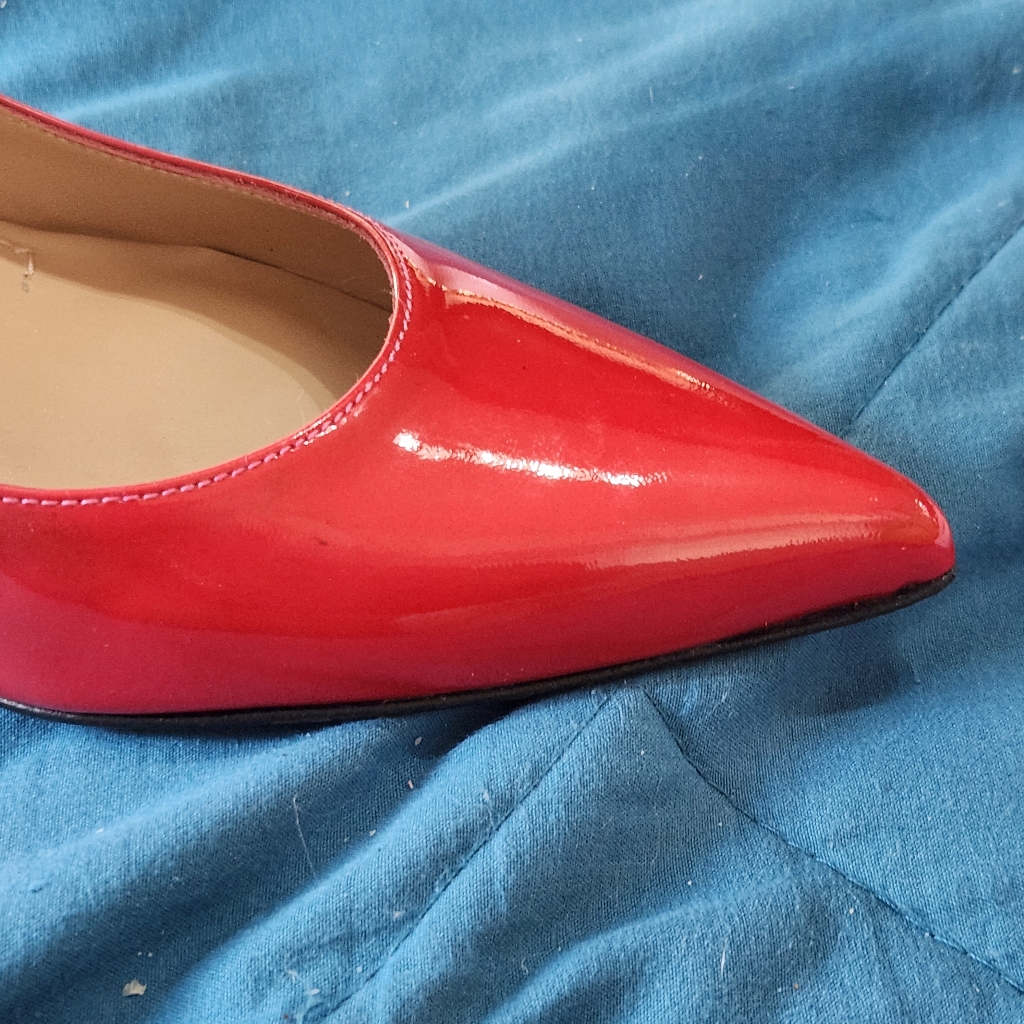 Elegant Red Patent Leather Heels